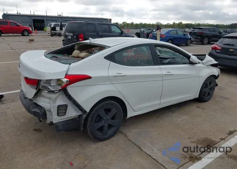 2012 Hyundai Elantra Gls из США, поврежденный, VIN 5NPDH4AE0CH105074